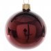 Χριστουγεννιάτικη Γυάλινη Μπάλα Κόκκινη Γυαλιστερή (8cm)